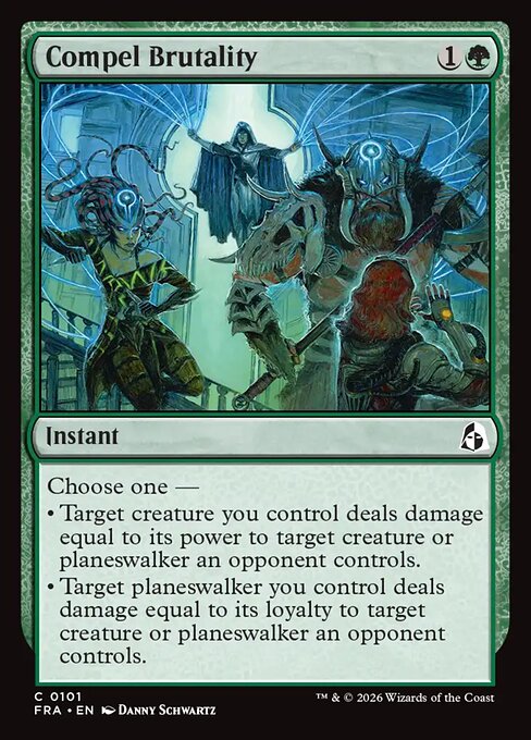 Compel Brutality - Reality Fracture MTG spoiler