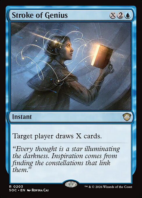 Stroke of Genius - Secrets of Strixhaven Commander MTG spoiler