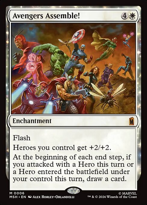 Avengers Assemble! - Marvel Super Heroes MTG spoiler