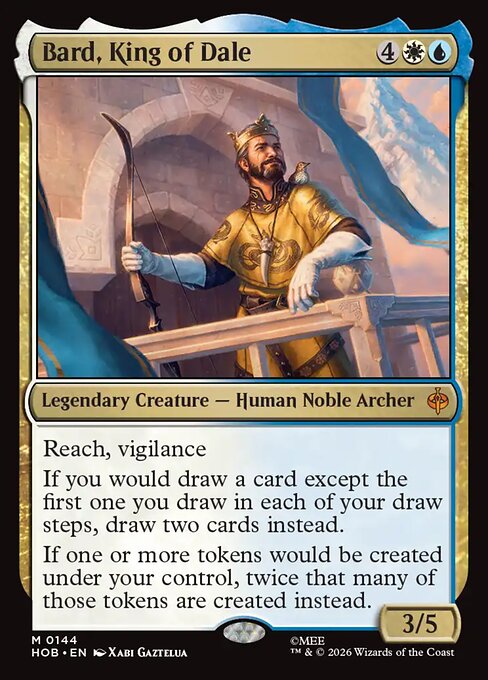 Bard, King of Dale - The Hobbit MTG spoiler