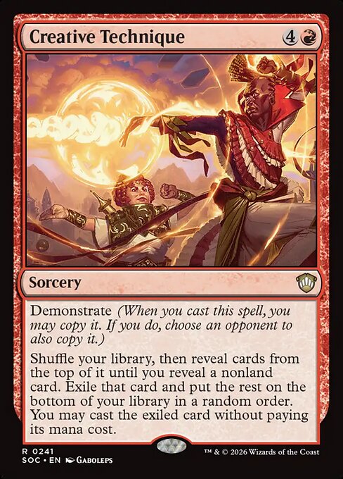Creative Technique - Secrets of Strixhaven Commander MTG spoiler