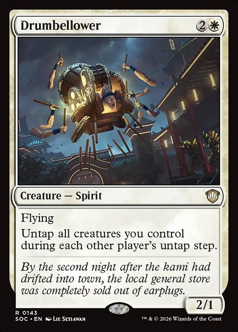 Drumbellower - Secrets of Strixhaven Commander MTG spoiler