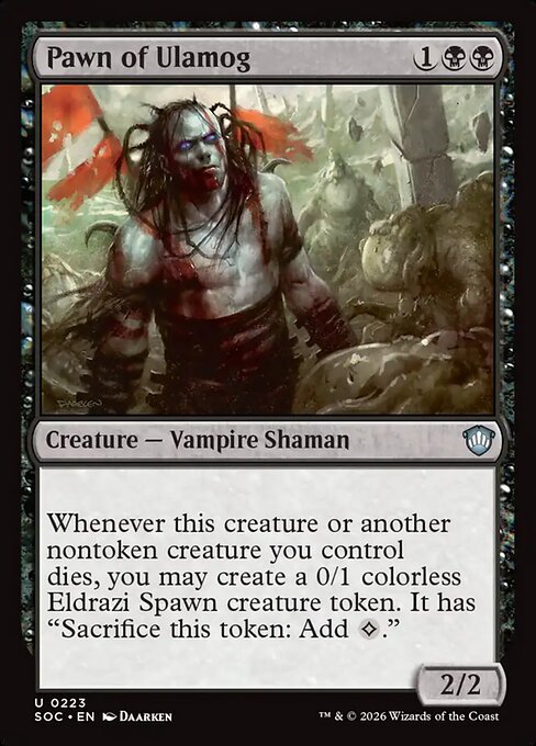 Pawn of Ulamog - Secrets of Strixhaven Commander MTG spoiler