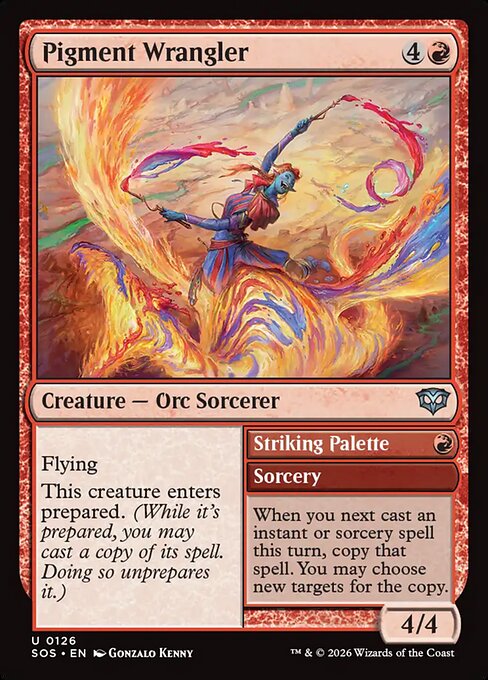 Pigment Wrangler // Striking Palette - Secrets of Strixhaven MTG spoiler