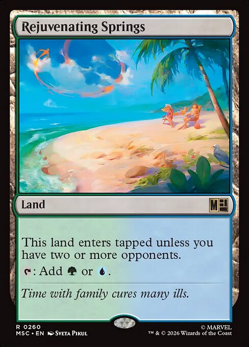 Rejuvenating Springs - Marvel Super Heroes Commander MTG spoiler