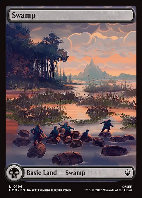 Swamp - The Hobbit MTG spoiler