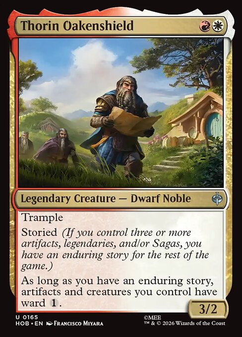 Thorin Oakenshield - The Hobbit MTG spoiler