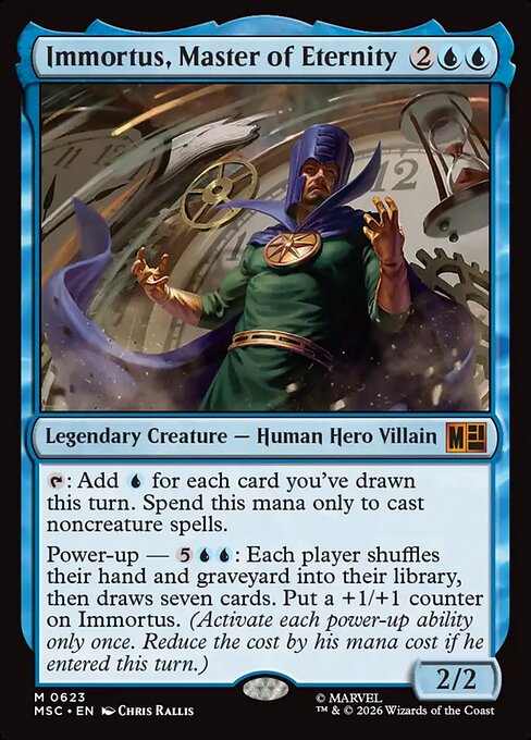 Immortus, Master of Eternity - Marvel Super Heroes Commander MTG spoiler