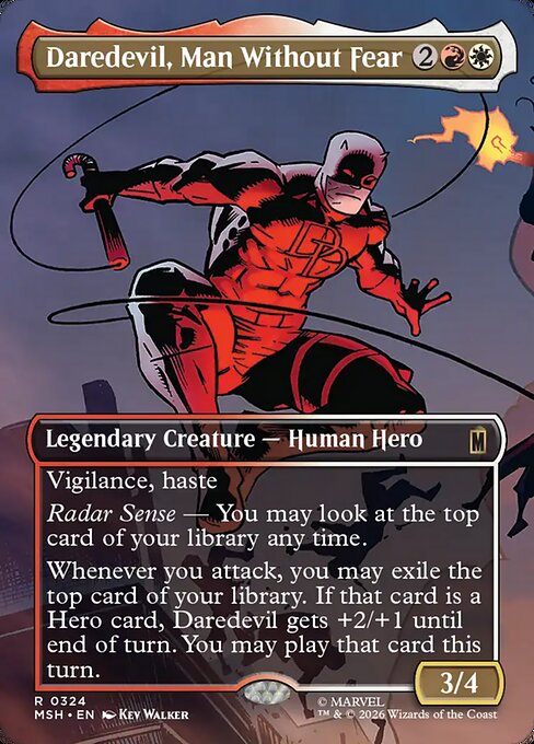 Daredevil, Man Without Fear - Marvel Super Heroes MTG spoiler