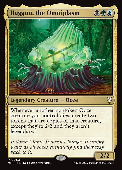Uugguu, the Omniplasm - Mystery Booster: Commander Edition MTG spoiler