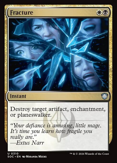 Fracture - Secrets of Strixhaven Commander MTG spoiler