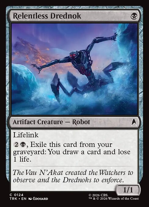 Relentless Drednok - Star Trek MTG spoiler