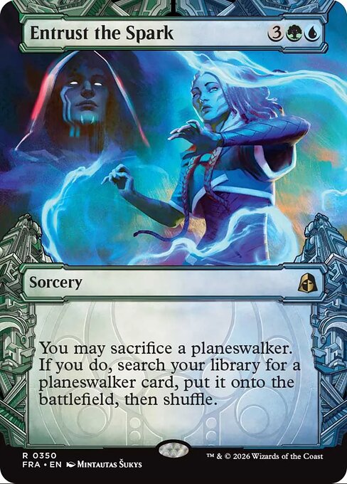 Entrust the Spark - Reality Fracture MTG spoiler