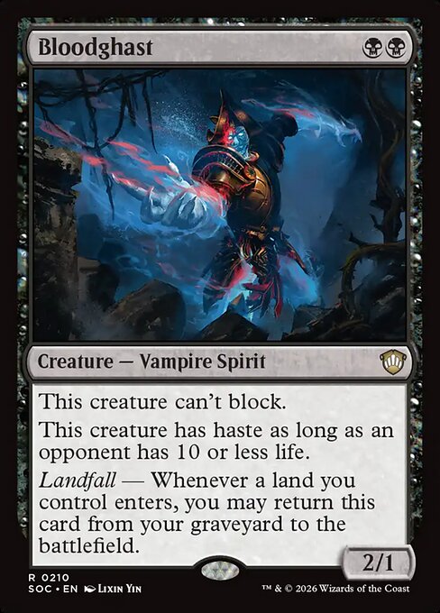 Bloodghast - Secrets of Strixhaven Commander MTG spoiler