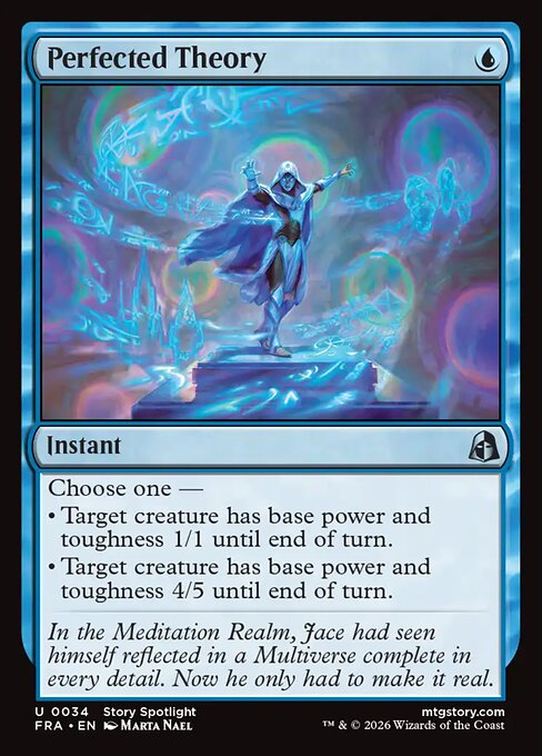 Perfected Theory - Reality Fracture MTG spoiler
