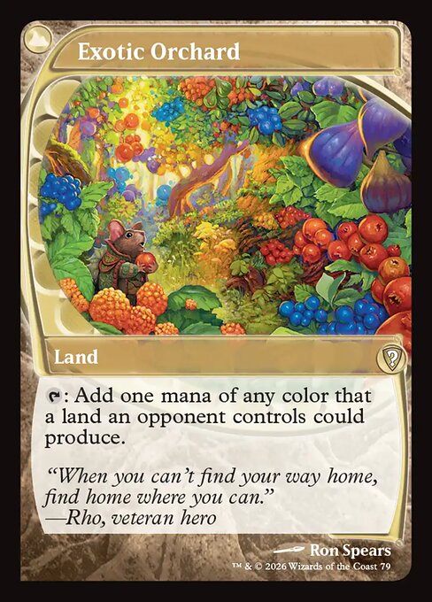 Exotic Orchard - Mystery Booster: Commander Edition MTG spoiler