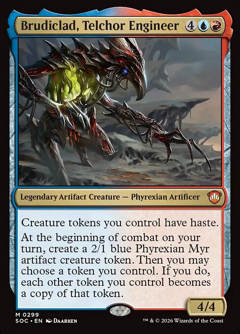 Brudiclad, Telchor Engineer - Secrets of Strixhaven Commander MTG spoiler
