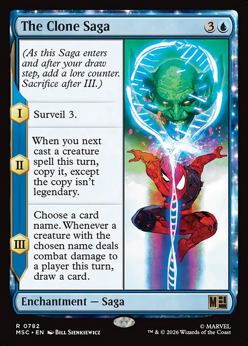 The Clone Saga - Marvel Super Heroes Commander MTG spoiler
