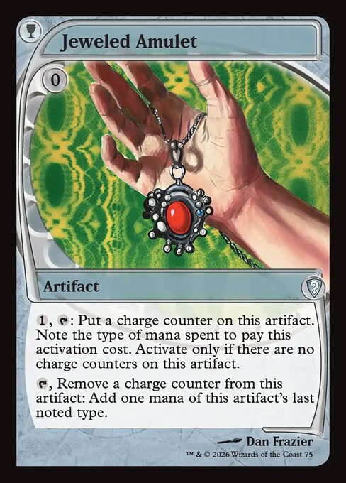 Jeweled Amulet - Mystery Booster: Commander Edition MTG spoiler