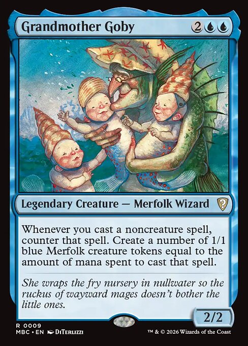 Grandmother Goby - Mystery Booster: Commander Edition MTG spoiler