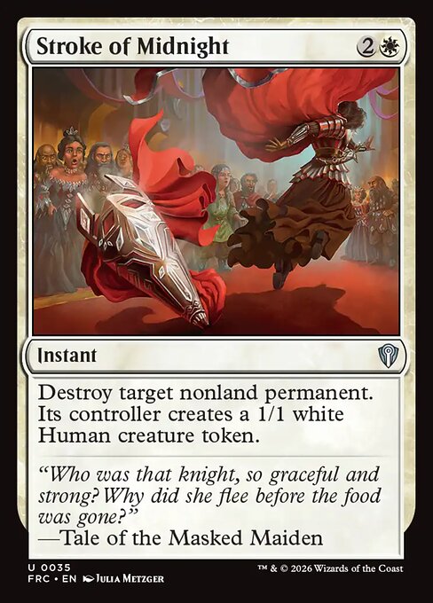 Stroke of Midnight - Reality Fracture Commander MTG spoiler
