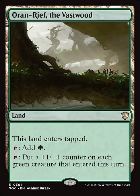 Oran-Rief, the Vastwood - Secrets of Strixhaven Commander MTG spoiler