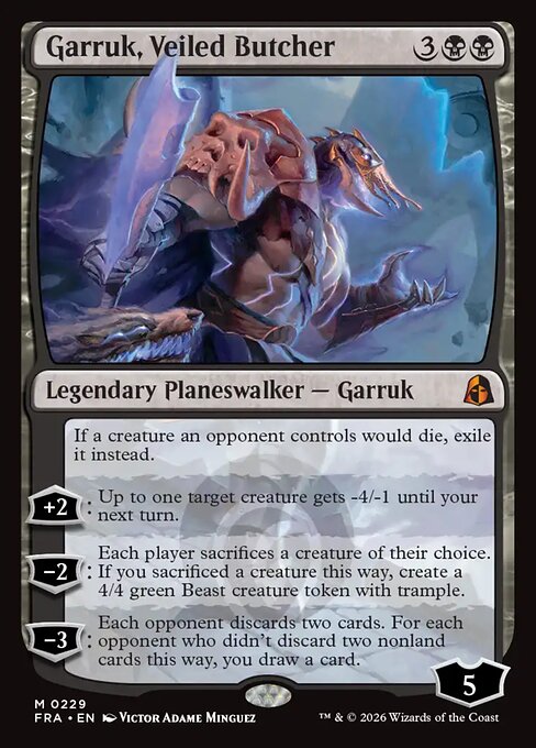 Garruk, Veiled Butcher - Reality Fracture MTG spoiler