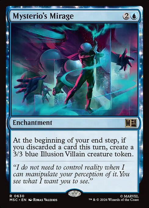 Mysterio's Mirage - Marvel Super Heroes Commander MTG spoiler