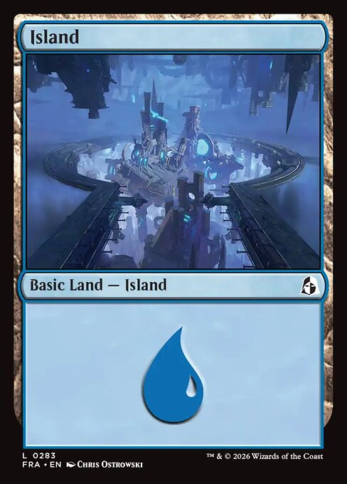 Island - Reality Fracture MTG spoiler