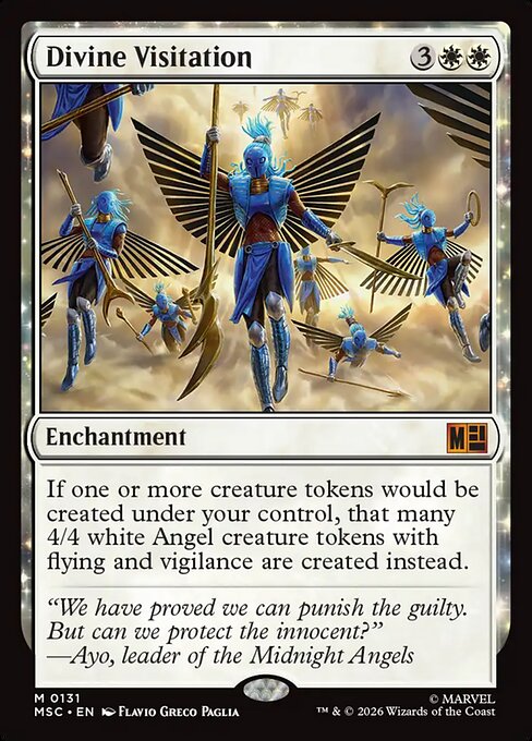 Divine Visitation - Marvel Super Heroes Commander MTG spoiler