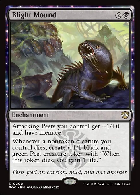 Blight Mound - Secrets of Strixhaven Commander MTG spoiler