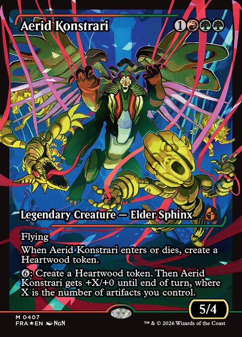 Aerid Konstrari - Reality Fracture MTG spoiler