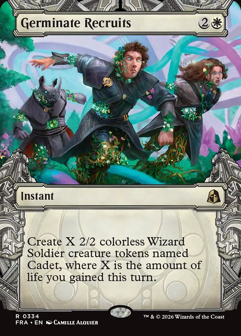 Germinate Recruits - Reality Fracture MTG spoiler