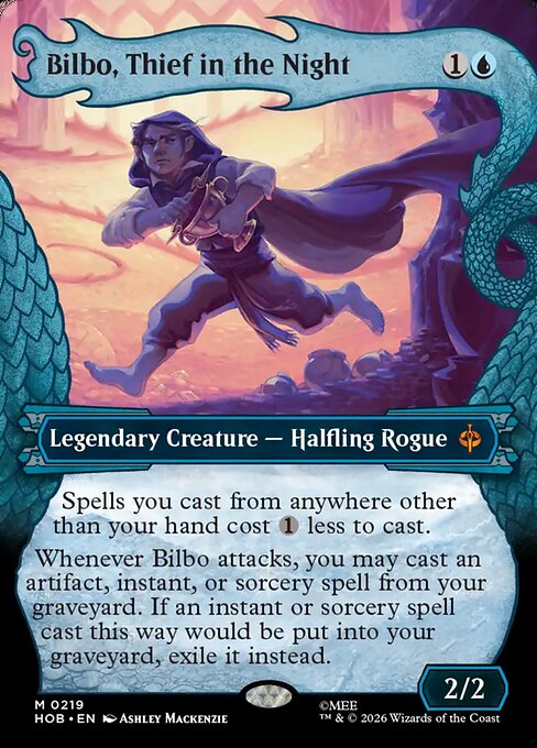 Bilbo, Thief in the Night - The Hobbit MTG spoiler