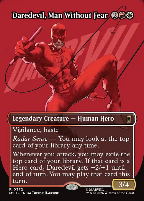 Daredevil, Man Without Fear - Marvel Super Heroes MTG spoiler