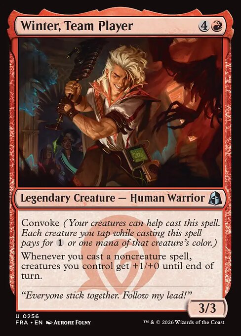 Winter, Team Player - Reality Fracture MTG spoiler