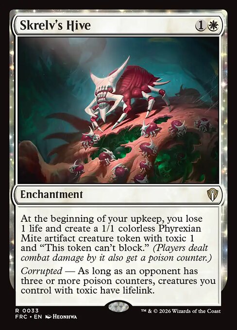 Skrelv's Hive - Reality Fracture Commander MTG spoiler
