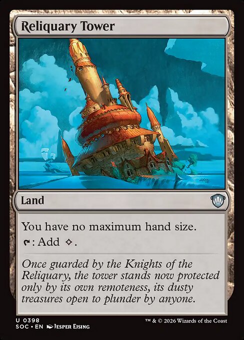 Reliquary Tower - Secrets of Strixhaven Commander MTG spoiler