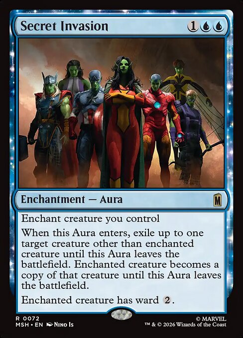 Secret Invasion - Marvel Super Heroes MTG spoiler