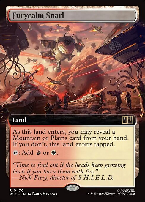 Furycalm Snarl - Marvel Super Heroes Commander MTG spoiler