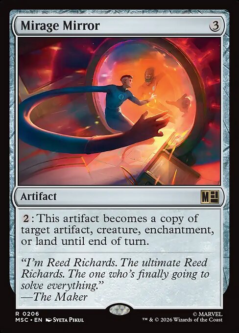 Mirage Mirror - Marvel Super Heroes Commander MTG spoiler