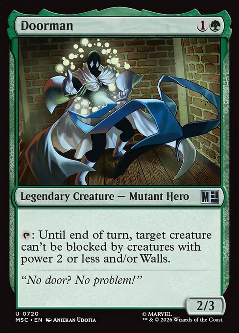 Doorman - Marvel Super Heroes Commander MTG spoiler