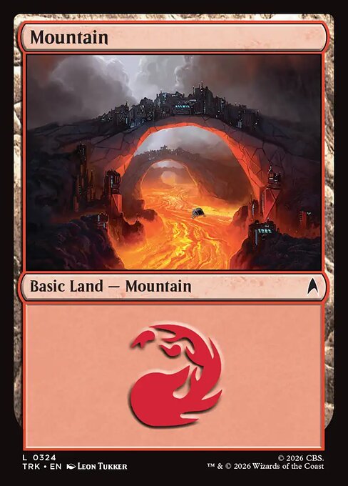 Mountain - Star Trek MTG spoiler