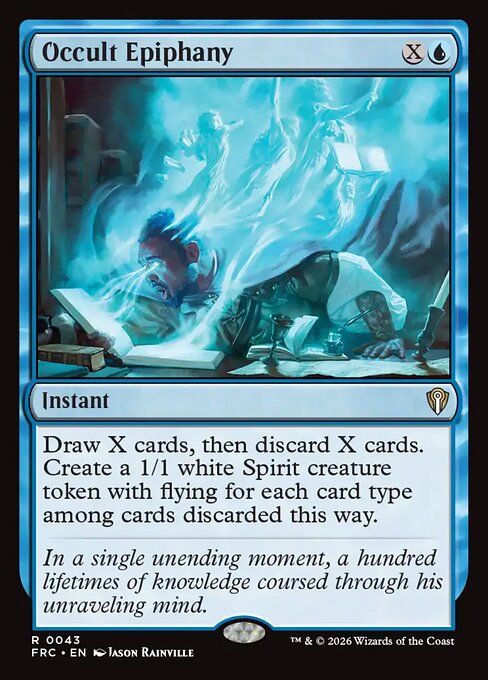 Occult Epiphany - Reality Fracture Commander MTG spoiler