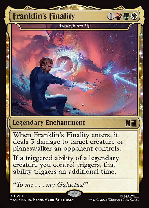 Annie Joins Up - Marvel Super Heroes Commander MTG spoiler