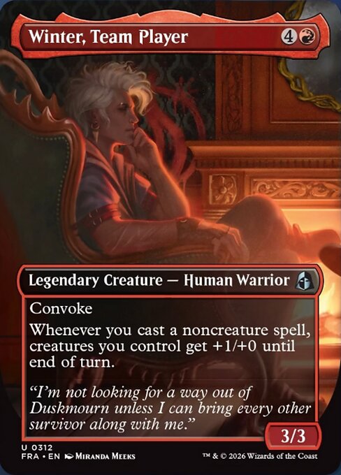 Winter, Team Player - Reality Fracture MTG spoiler