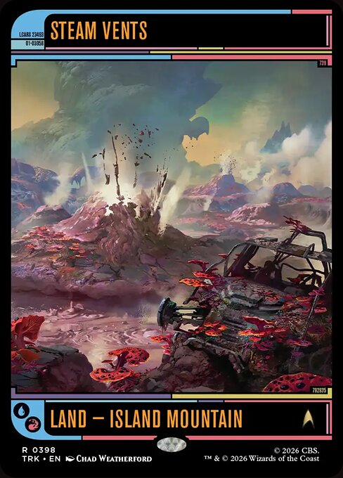 Steam Vents - Star Trek MTG spoiler