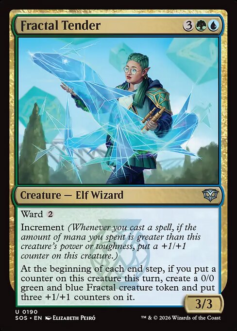 Fractal Tender - Secrets of Strixhaven MTG spoiler
