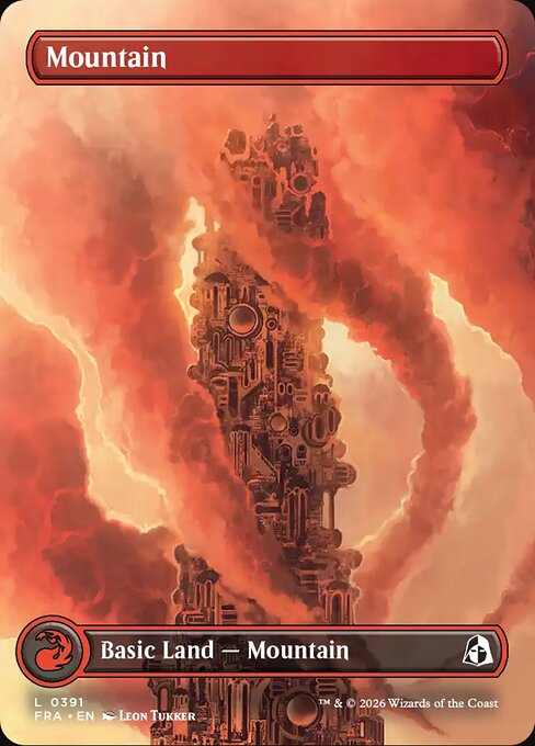 Mountain - Reality Fracture MTG spoiler