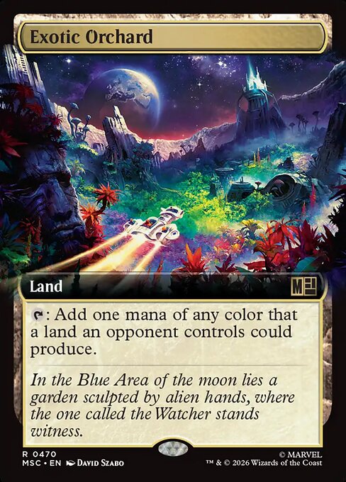 Exotic Orchard - Marvel Super Heroes Commander MTG spoiler